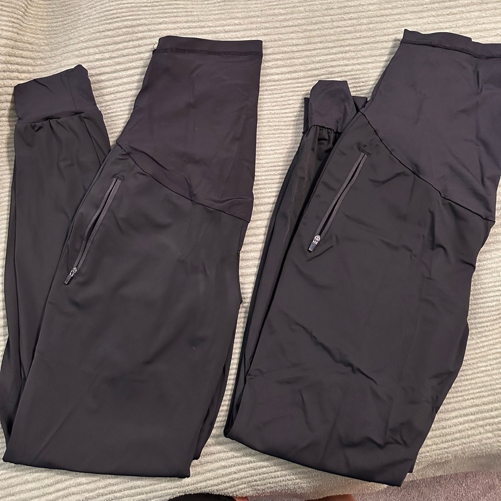 2 small maternity scrub pants
